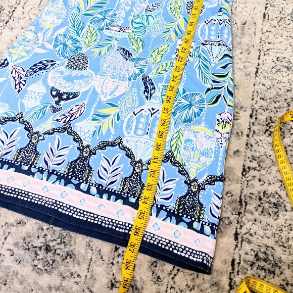 Lilly Pulitzer UPF 50+ SOPHILETTA DRESS Blue Peri Lapis Lanterns - Picture 10 of 12